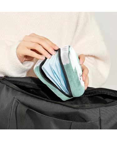 Cute Llama Sanitary Napkin Storage Bag - Multi-colored 06 - Ideal for Teen Girls and Women - Portable Menstrual Pad Organizer - Buy Online on GoSupps.com