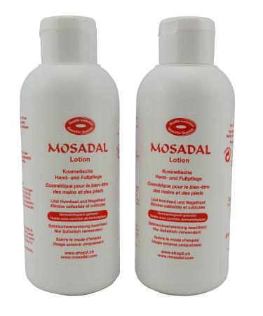Mosadal Lotion 2x 250 ml - PEG and perfume free dissolves calluses and cuticles cosmetic hand and foot care