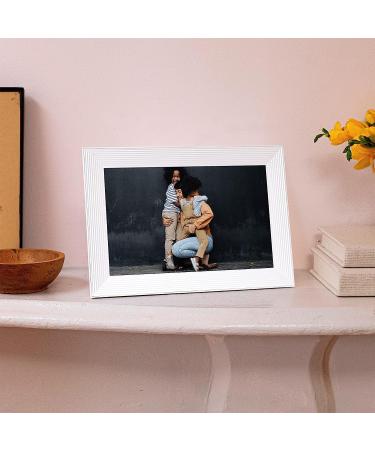 Aura Carver Luxe WiFi Digital Picture Frame 10.1 - Sea Salt | Add Photos Easily with Aura App, Free Unlimited Storage, Videos Playback | Top Digital Photo Frame - Buy Online on GoSupps.com
