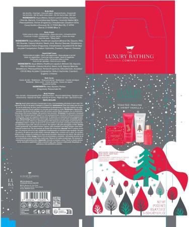 The Luxury Bathing Company - Toasted Praline & Sweet Vanilla Ultimate Stacking Treats Gift Set - Vegan Friendly - Buy Online on GoSupps.com