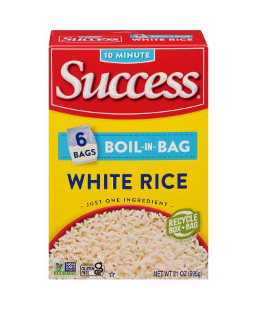 Success Boil-in-Bag Rice, White Rice, Quick and Easy Rice Meals, 21-Ounce Box White Rice 1.31 Pound (Pack of 1)