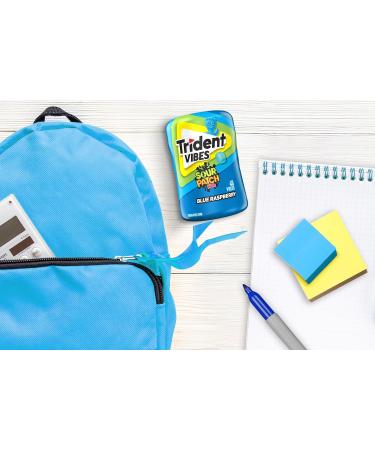 Trident - Vibes Sour Patch Kids Blue Raspberry Chewing Gum - 6 bottles (240 Pieces) - Sugar-Free Gum Blue Raspberry 40 count (Pack of 6) - Buy Online on GoSupps.com