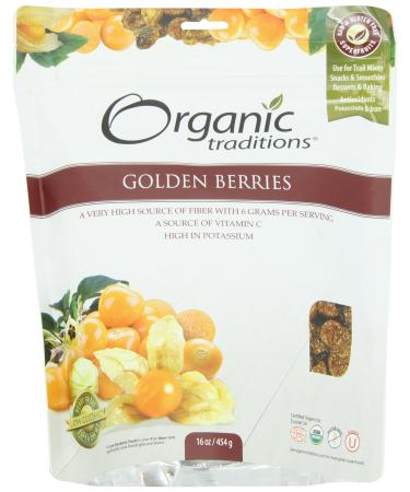 Organic Traditions - Golden Berries - 16 oz.