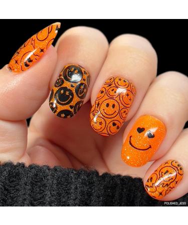 Maniology Happy Face Nails Stamping Plate | Emoji-Inspired Nail Art for DIY Manicure - Buy Online on GoSupps.com