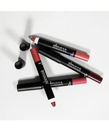Doucce Relentless Matte Lip Crayon Aster 404 - Long-lasting Rich Color for All Skin Tones | Shop Worldwide - Buy Online on GoSupps.com