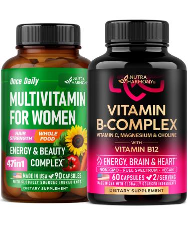NUTRAHARMONY Vitamin B Complex & Multivitamins for Women