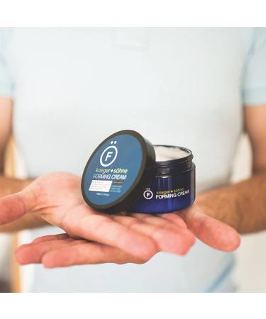 K+S Premium Forming Cream for Men - 4oz Jar | Salon Quality Hair Care | Natural Matte Finish & Medium Hold | Large Size - Buy Online on GoSupps.com