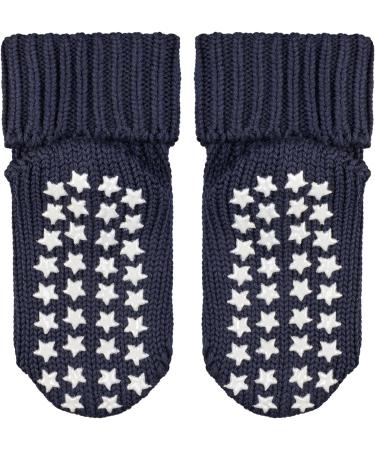 FALKE Unisex Baby Catspads Cotton Slipper Socks - Blue (Dark Marine 6170) - 12-18 Months - 1 Pair - Buy Online on GoSupps.com