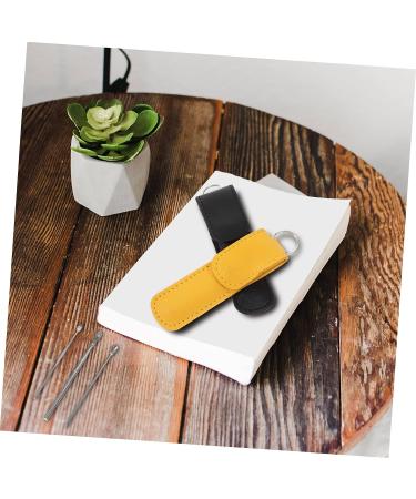 Stainless Steel Ear Cleaning Tool Set - 8 Pieces for Earwax Removal and Ear Hygiene - Black Yellow - 10x3x1cm - Buy Online on GoSupps.com