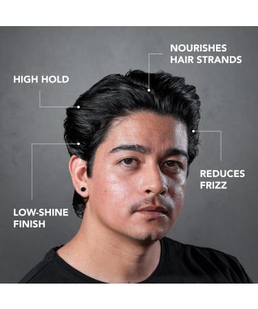 BluMaan Fifth Sample Men's Hair Pomade - High Hold, Low Shine, 2.5 oz - For All Hair Types, Including Thick Curly Hair - Water Based, Easy to Wash Out - Buy Online on GoSupps.com