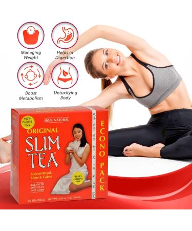  Hobe Labs Hobe Labs Slim Tea Original 60 Count by Hobe Labs - Buy Online on GoSupps.com