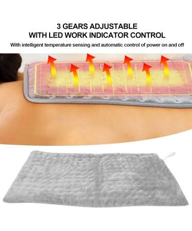 Electrical Heating Pillow for Back Pain - 3 Temperature Levels Safe Heat for Neck & Shoulder (EU Plug 250V) - Buy Online on GoSupps.com
