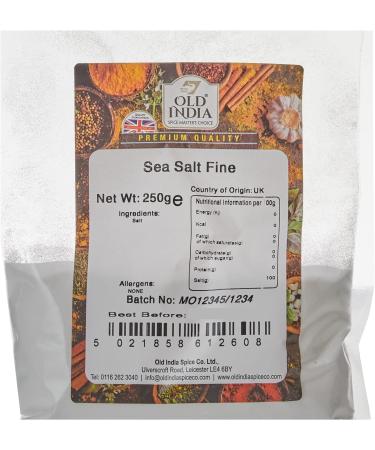 Old India Sea Salt Fine 250g - Premium Quality Natural Salt - Buy Online on GoSupps.com