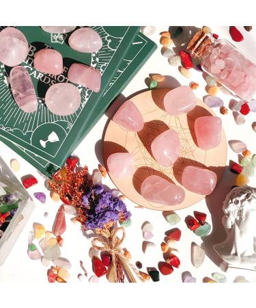 Rose Quartz Tumbled Healing Crystals - 100g Bulk Stones for Energy Reiki & Meditation Therapy - Buy Online on GoSupps.com