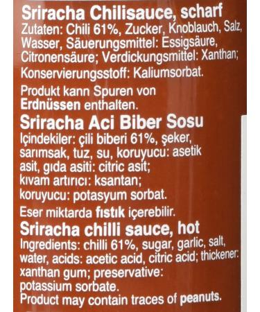 Flying Goose Sriracha Sauce - Authentic Thai Chili Sauce (455ml) | Gluten-Free & Spicy Pepper Sauce - 1 Pack - Buy Online on GoSupps.com
