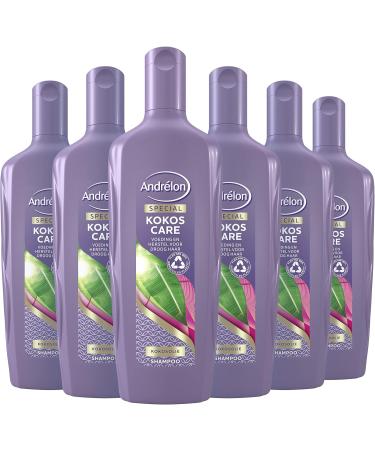  Andrelon Andr lon Kokos Care Shampoo Nourishes and Repairs Dry Hair - 6 x 300 ml - Buy Online on GoSupps.com