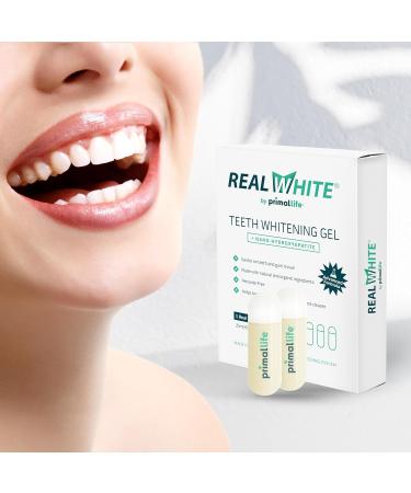 Primal Life Organics Real White Teeth Whitening Gel Pods - Organic All-Natural No Peroxide or Bleach - 10 Treatments - Buy Online on GoSupps.com