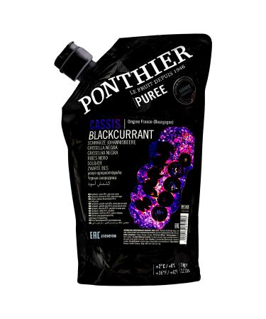 Food-united black currant puree puree puree from ponthier 6x 1kg cassis-black-currant-smoothie-Bowl-sorbet-quark-m sli-topping highest quality selected fruits 6 kg