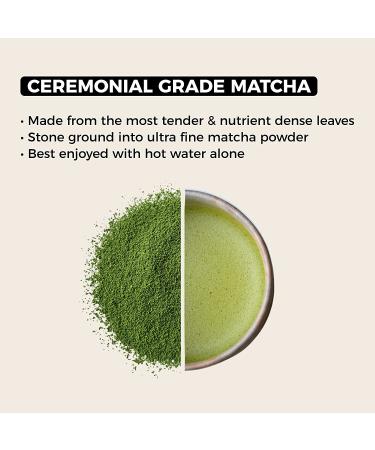 FKRO Organic Ceremonial Grade Matcha Green Tea Powder from Uji Japan | First Harvest Japanese Matcha (30g/1.06oz) Tin - Premium Single Origin - Buy Online on GoSupps.com