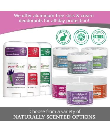 Purelygreat Charcoal Citrus Natural Deodorant - EWG Verified, Vegan, Long-Lasting | Aluminum-Free, Cruelty-Free | Citrus Scent for Men & Women - Buy Online on GoSupps.com