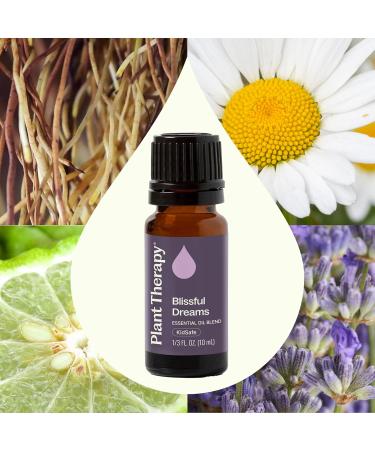 Plant Therapy Blissful Dreams Essential Oil Blend For Relaxation While Supporting Quality Rest Grounding and Soothing Lovely Bedtime Aroma 10 mL (1/3 oz) 100% Pure Undiluted Natural Aromatherapy 0.33 Fl Oz (Pack of 1) - Buy Online on GoSupps.com