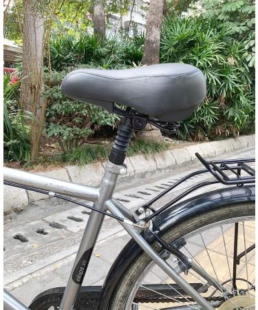 DJC Suspension Seatpost Shock Absorber for City Bike MTB 28.6mm*350mm - Straight Pillar, Headless Seat Post - Measure Diameter Before Purchase - Buy Online on GoSupps.com