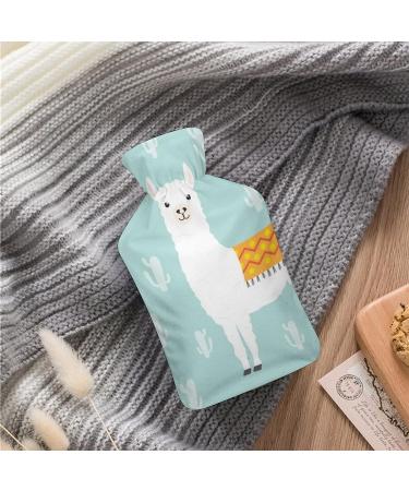 Alpaca Rubber Hot Water Bottle with Lid for Pain Relief | Cramps & Foot Warmer - Hot & Cold Therapy - Buy Online on GoSupps.com