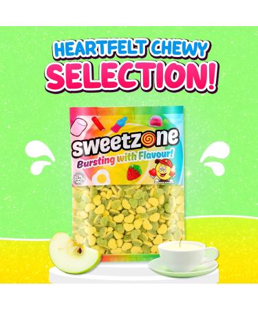  Sweetzone Sweetzone Apple and Custard Foam Candy Bag Halal Candy Flavor 1 kg - Buy Online on GoSupps.com