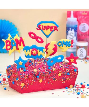 Superdrops Blue 300g | Cake Melts & Drip Cake Glaze | Deco Melts Candy & Fondant Icing | Premium Blue Food Color | International Shipping - Buy Online on GoSupps.com