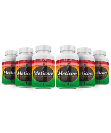 (6 Pack) Official Meticore Weight Management Metabolism Supplement Pills Reviews Prime Manticore Pill Booster (360 Capsules)