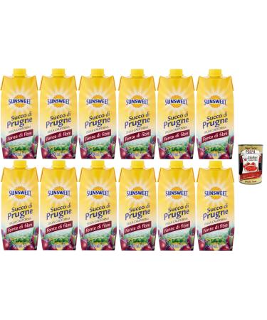 Italian Gourmet E.R. 12 x Sunsweet California Plum Juice 500ml + Italian Gourmet Polpa 400g