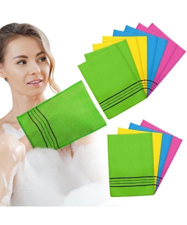 12 pieces of Korean peeling gloves for body peeling Italy towel peeling washclopes korean peeling cloth bathroom body peeling bath towels for shower (l) - Buy Online on GoSupps.com