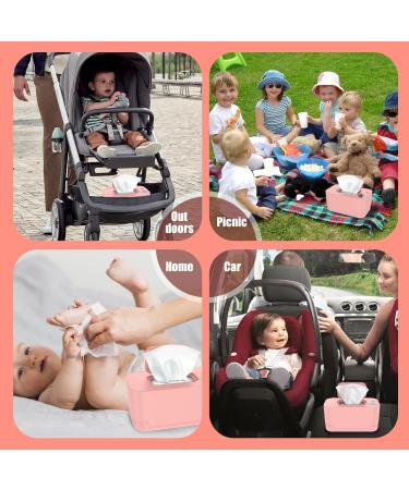 Abizarch Baby Wipe Warmer with LED Light 40-55 C Adjustable Baby Wipe Warmer Dispenser Portable Wipe Heater Warmer USB Powered Wet Wipes Warmer Diaper Wipe Warmer Keeps Wipes Warm and Moist for Baby N Pink - Buy Online on GoSupps.com