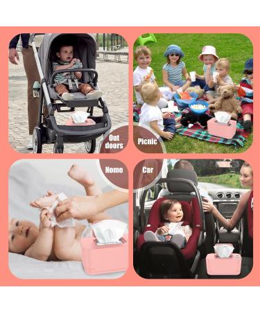 Adjustable Baby Wipe Warmer | USB Rechargeable | Prevent Dry Wipes | Pink - Buy Online on GoSupps.com