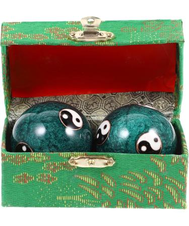 Ultechnovo 10 STK Metal Health Massage Handballs Stress Relief & Fitness Balls for Adults | International Shipping - Buy Online on GoSupps.com