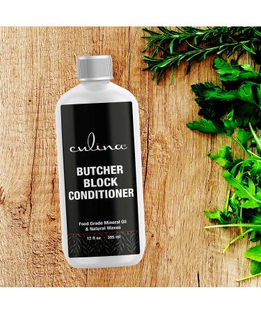 Culina Butcher Block Cutting Board Cream Conditioner - 12 Ounce | Premium Care for Wooden Boards | International Shipping Available - Buy Online on GoSupps.com
