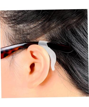 Doitool 40 Pairs Anti-Slip Glasses Ear Pads | Comfortable Glasses Holders & Straps | White Pebble Ear Protectors for Kids & Adults - Buy Online on GoSupps.com