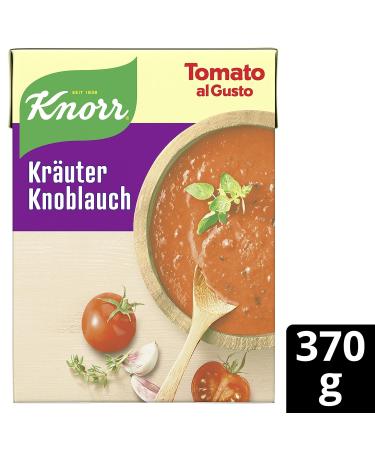 Buy Knorr Tomato al Gusto Herb Garlic Sauce - 370g | Premium Flavor for Cooking | Fast International Shipping! - Buy Online on GoSupps.com