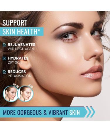 Dilib Biotin & Collagen Gummies with Keratin - Hair Growth Vitamins for Women & Men - Marine Collagen Peptides - Mixed Berry Flavor | 60 Gummies - Buy Online on GoSupps.com