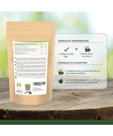 Maca Bio - Bioptimal - En Poudre - Racine de Maca Jaune du P rou - Energie Libido Sexualit Fertilit Homme Femme - Qualit Premium - 100% Pur - Conditionn en France - Certifi Ecocert - 100 g 100 g (Lot de 1) - Buy Online on GoSupps.com
