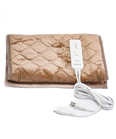 EMFreedom Compact Microfiber Heating Pad with Auto Shut Off   Made in Korea   Large Portable Wired Electric Travel Heat Mat for Body  Back  Neck  Stomach  and Shoulder Pain Relief