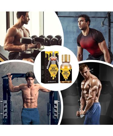 Huile de renforcement musculaire thoracique huile raffermissante pour homme avec formule et absorption rapide pratique et portable 15 ml pour la maison le travail la salle de sport  - Buy Online on GoSupps.com