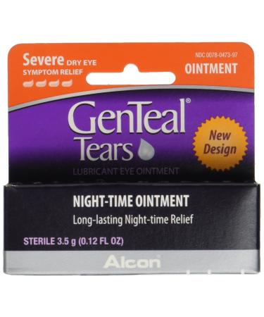 GenTeal Tears Lubricant Eye Ointment Night-Time Ointment 0.12 oz