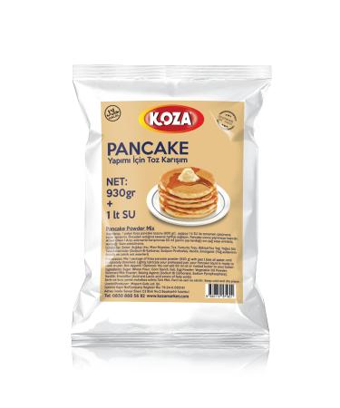Koza Pancake Mix 930G |Large pack |Baking mix for Pan-Cake or pancakes |Easy preparation only with water |Pancake powder |Baking mix |Halal |Fast snack |Pancakes