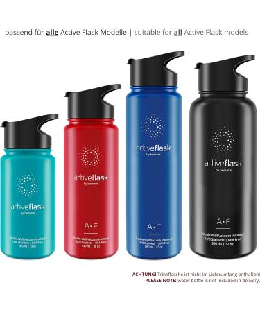 BEMAXX Replacement Closures for Active Flask | BPA-Free Wide Mouth & Bamboo Drinking Bottle Lids | Leak-Proof Coffee Closure Accessories - Buy Online on GoSupps.com
