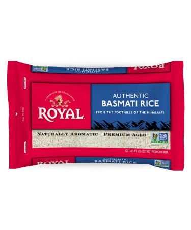 Royal White Basmati Rice, 5 Pound