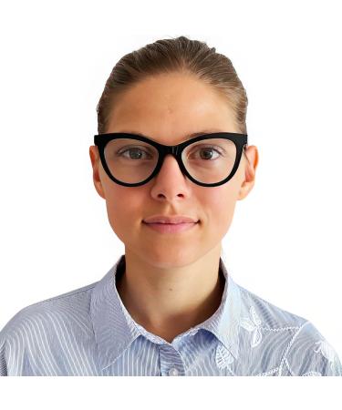 Buy Mini Cateye Anti Blue Light Glasses - Thick Frame Free Case 2.0 Dioptria - Stylish & Protective Reading Glasses - Buy Online on GoSupps.com