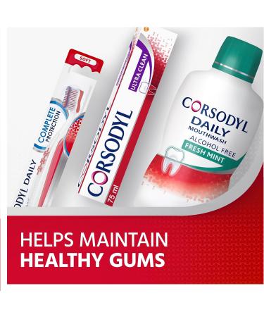 Corsodyl Ultra Clean Toothpaste for Gum Care 75ml (Pack of 4) 75 ml (Pack of 4) ULTRA CLEAN SINGLE - Buy Online on GoSupps.com