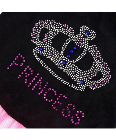 Ranphy Rhinestone Princess Dog Dress - Lace Tutu Vest Skirt for Small Dogs & Cats - Stylish Girl Clothes in Pink & Black - Buy Online on GoSupps.com