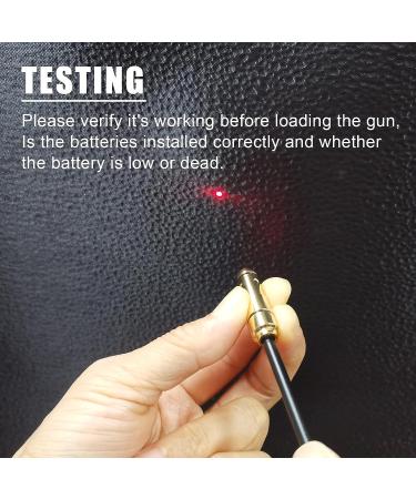 Angeebin Laser Training Cartridge for 45ACP, 40S&W, 380ACP, 9MM - Dry Fire Laser Bullet with Spare Accessories - Buy Online on GoSupps.com